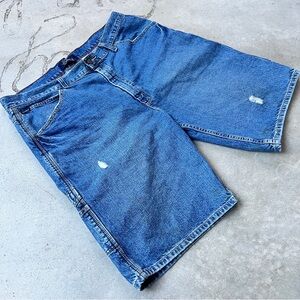 2000s Fashion Skater-Style Jean Shorts by Levi Strauss